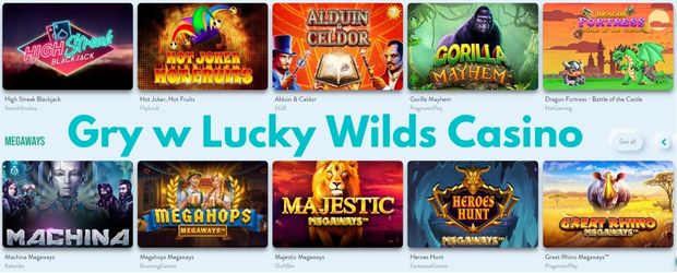 Gry w Lucky Wilds Casino