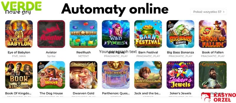 automaty online Verde Casino